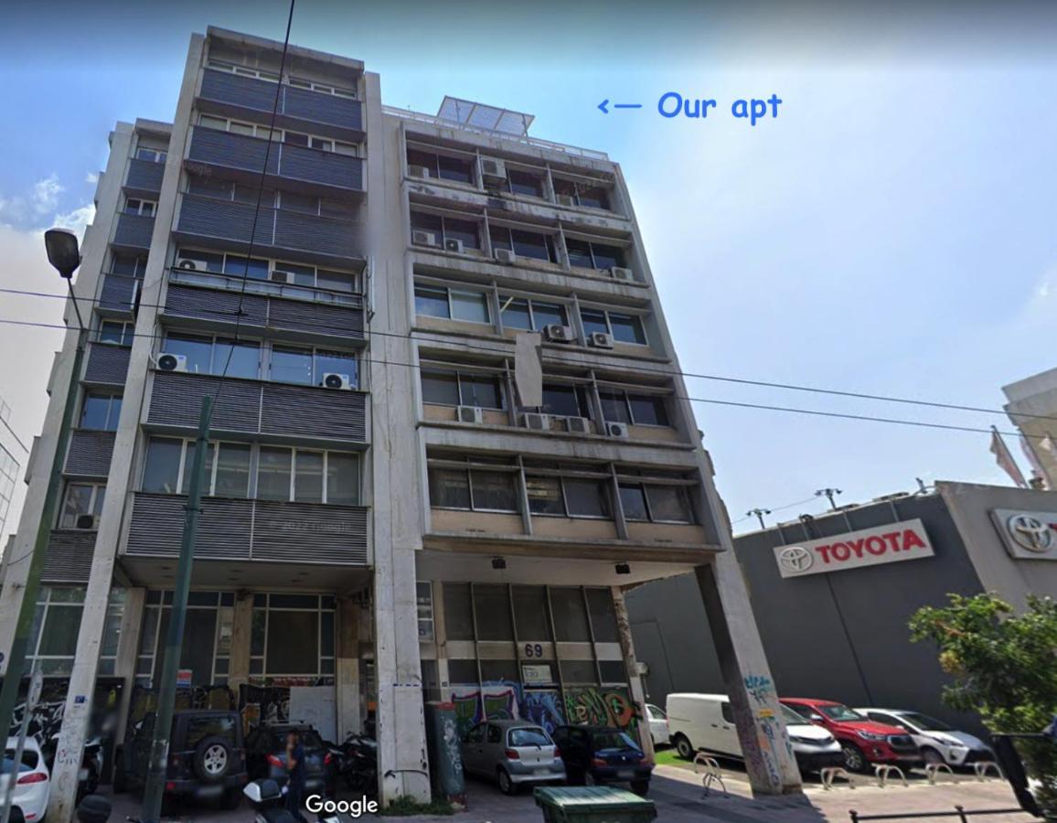 Unique 3-Bed, 3-Bath Apt With Acropolis Views Sg69 Atenas Exterior foto