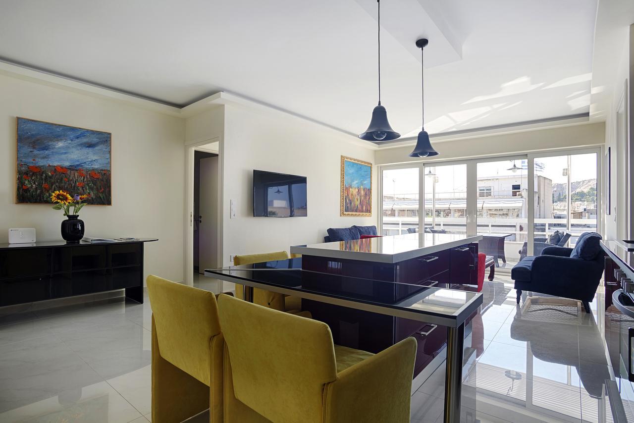 Unique 3-Bed, 3-Bath Apt With Acropolis Views Sg69 Atenas Exterior foto