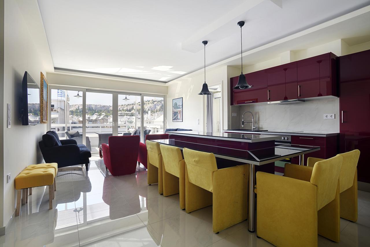 Unique 3-Bed, 3-Bath Apt With Acropolis Views Sg69 Atenas Exterior foto